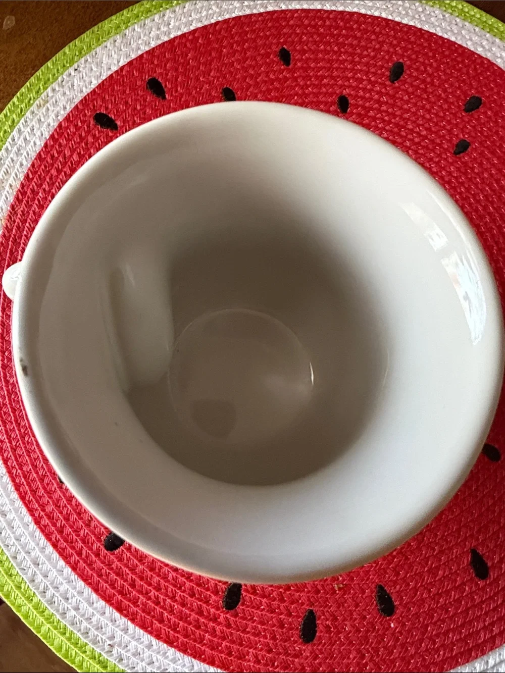 P. Graham Dunn Stoneware Mug - White with Black Logo